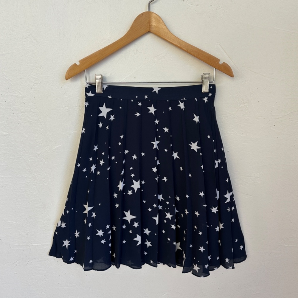 J. Crew Stars Pleated Mini Skirt Size 0